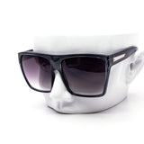 12 Pack: Classy Oversized Square with Metal Accent Gradient Wholesale Sunglasses