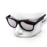 12 Pack: Timeless Retro Matte Black Mirror Wholesale Sunglasses