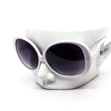 12 Pack: Unique 60s Oversized Round Gradient Wholesale Sunglasses