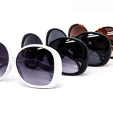 12 Pack: Unique 60s Oversized Round Gradient Wholesale Sunglasses