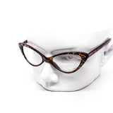 12 Pack: Petite Rhinestone Super Cateye Clear Wholesale Glasses