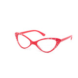 12 Pack: Petite Rhinestone Super Cateye Clear Wholesale Glasses