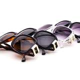 12 Pack: Oversized Jefa Gold Accent Wholesale Sunglasses