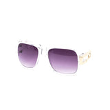 12 Pack: Oversized Jefa Gold Accent Wholesale Sunglasses