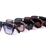 12 Pack: Lounge Access Modern Square Aviator Wholesale Sunglasses
