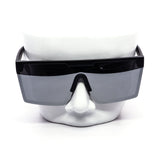 12 Pack: Cyberpunk Oversized Shield Wholesale Sunglasses