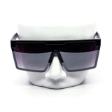 12 Pack: Cyberpunk Oversized Shield Wholesale Sunglasses