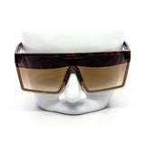 12 Pack: Cyberpunk Oversized Shield Wholesale Sunglasses