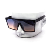 12 Pack: Cyberpunk Oversized Shield Wholesale Sunglasses