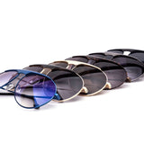 12 Pack: Modern Lux Round Aviator Wholesale Sunglasses