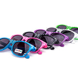 12 Pack: Kids Color Stripes Way Cool Gradient Wholesale Sunglasses