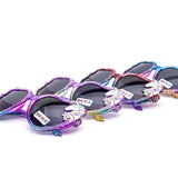 12 Pack: Kids Heart Rainbow Unicorn Wholesale Sunglasses