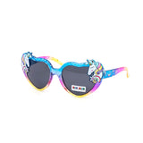 12 Pack: Kids Heart Rainbow Unicorn Wholesale Sunglasses