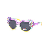 12 Pack: Kids Heart Rainbow Unicorn Wholesale Sunglasses