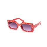 12 Pack: Kids Chunky Flower Power Square Gradient Wholesale Sunglasses