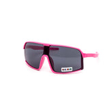 12 Pack: Kids Neon Fun Wraparound Shield Dark Lens Wholesale Sunglasses