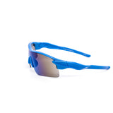 12 Pack: Kids Sports Wraparound Burnt Mirror Wholesale Sunglasses