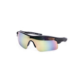 12 Pack: Kids Sports Wraparound Burnt Mirror Wholesale Sunglasses