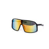 12 Pack: Kids Neon Player Sports Shield Burnt Mirror Wholesale Sunglasses