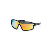 12 Pack: Kids Full-frame Sports Wraparound Burnt Mirror Wholesale Sunglasses