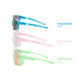 12 Pack: Kids Small Splatter Semi-Rimless Sport Wholesale Sunglasses