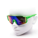 12 Pack: Neon Rush Kids Shield Wholesale Sunglasses