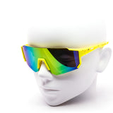 12 Pack: Neon Rush Kids Shield Wholesale Sunglasses
