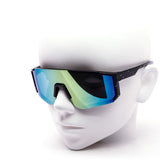 12 Pack: Neon Blast Kids Shield Large Wholesale Sunglasses