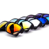 12 Pack: Polarized Matte Black Kush Thick Wrap Mirror Wholesale Sunglasses