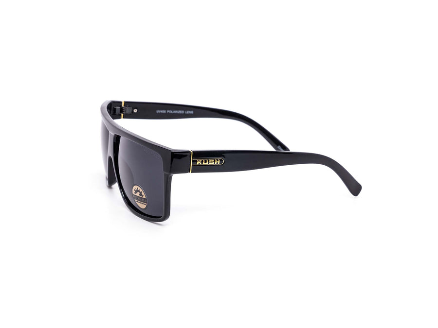 12 Pack: Polarized Flat-top Rebel Kush Oversized Wholesale Sunglasses