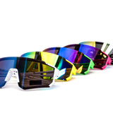 12 Pack: Neon Rush Kids Shield Wholesale Sunglasses