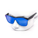 12 Pack: Polarized Rimless Color Mirror Monoblock Wholesale Sunglasses