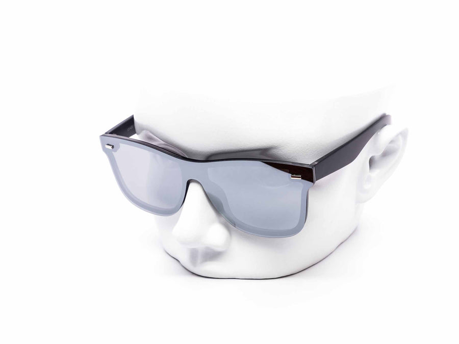 12 Pack: Polarized Rimless Color Mirror Monoblock Wholesale Sunglasses
