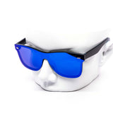 12 Pack: Polarized Rimless Color Mirror Monoblock Wholesale Sunglasses