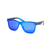 12 Pack: Polarized Rimless Color Mirror Monoblock Wholesale Sunglasses