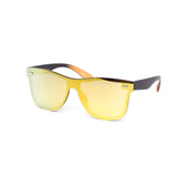 12 Pack: Polarized Rimless Color Mirror Monoblock Wholesale Sunglasses