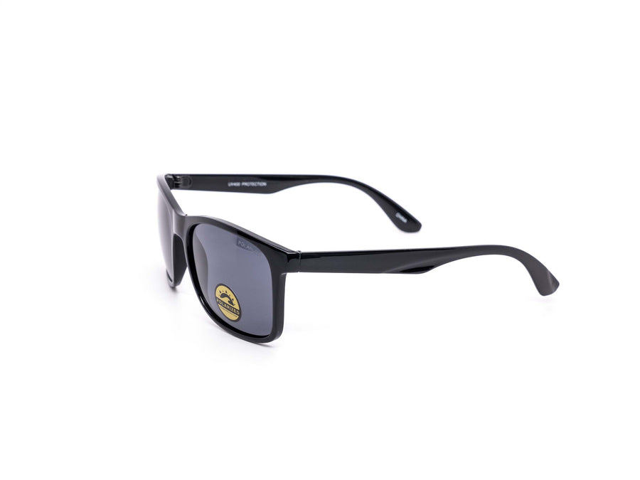 12 Pack: Polarized Classy Sleek Rebel Black & Tortoise Wholesale Sunglasses