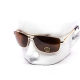 12 Pack: Polarized Slim Double Bridge Metal Aviator Wholesale Sunglasses