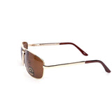 12 Pack: Polarized Slim Double Bridge Metal Aviator Wholesale Sunglasses