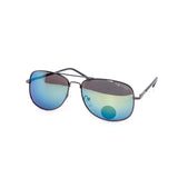 12 Pack: Polarized Skinny Double Bridge Metal Aviator Wholesale Sunglasses