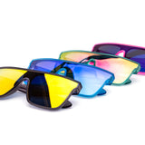 12 Pack: Polarized Color Mirror SciFi Wholesale Sunglasses