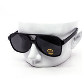 12 Pack: Polarized Wide-Fit Square Aviator Wholesale Sunglasses