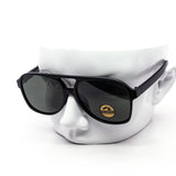 12 Pack: Polarized Wide-Fit Square Aviator Wholesale Sunglasses