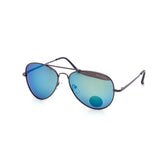 12 Pack: Polarized Medium Aviator Assorted Mirror Wholesale Sunglasses