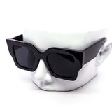 12 Pack: Oversized Chunky Tommy Square Blackout Wholesale Sunglasses