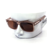 12 Pack: Polarized Square Frames with Metal Accents Wholesale Sunglasses