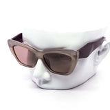 12 Pack: Trendy Chunky Cateye Prism Fashion Wholesale Sunglasses