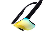 12 Pack: Burnt Mirror Polarized Shield Wholesale Sunglasses