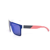 12 Pack: Polarized USA Shield Style Mirror Wholesale Sunglasses