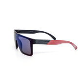 12 Pack: Polarized USA Shield Style Mirror Wholesale Sunglasses